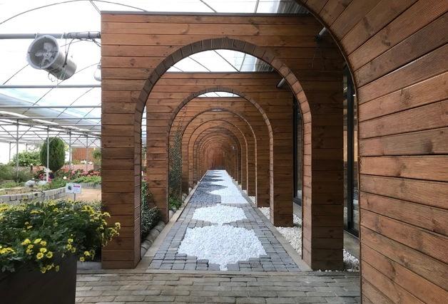 밀양시 치유농업시범포에 맨발 지압길 조성