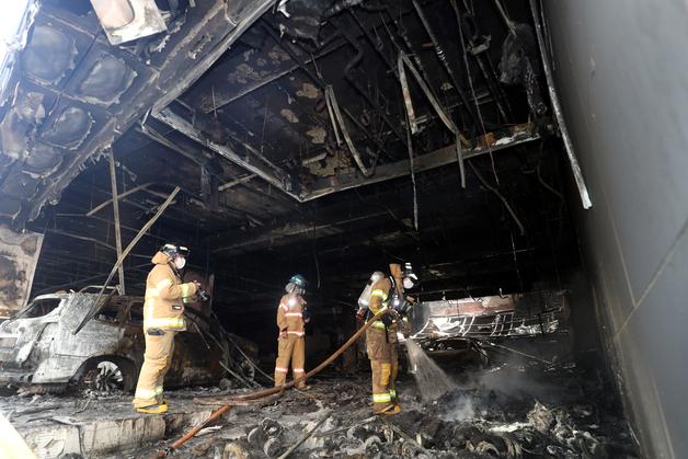 '120명 대피' 청주 산부인과 화재 시설과장 2심서 무죄