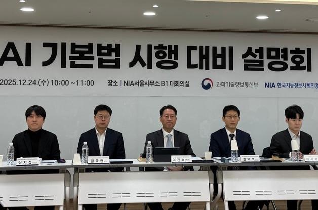 [일문일답] 본격 가동 앞둔  AI기본법…'규제 최소·계도 우선'