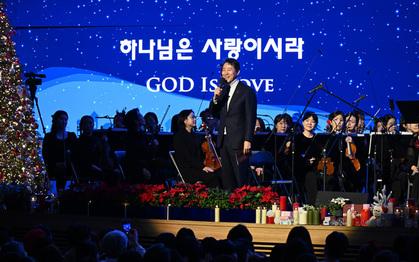 [동정] 오세훈 시장, 사랑의 교회 '기쁨과 희망의 성탄축제' 참석