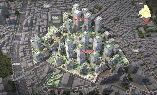 독산1구역 2078가구·독산 2구역 2065가구 대단지로 탈바꿈