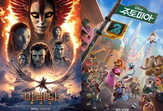 '아바타3' 300만 vs '주토피아2' 700만…크리스마스 흥행은 디즈니 [N이슈]