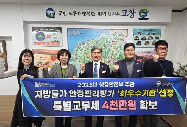 "물가 관리 잘한 고창군"…행안부 평가 '최우수 기관' 선정