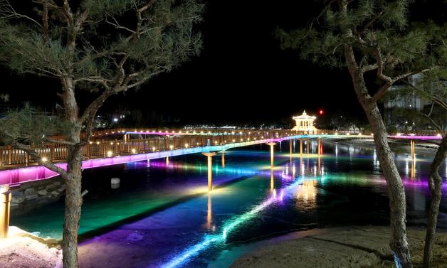 괴산 동진천·성황천 에코브릿지 개통…수변 관광 새 축