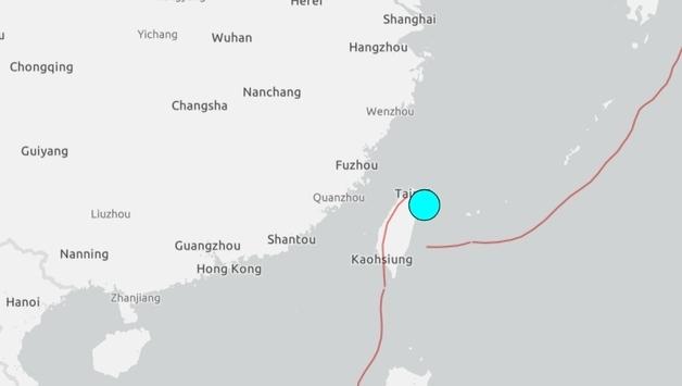 대만 북동부 이란현서 규모 6.6 지진…타이베이도 '흔들'