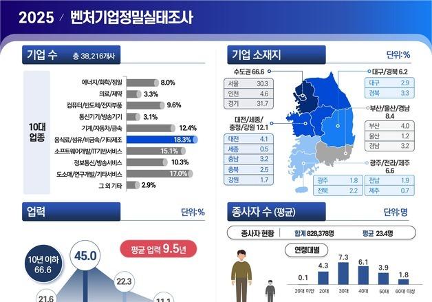 작년 벤처기업 3만 8216곳…총매출액 236조 '재계 3위' 수준