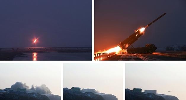 김정은, 전략순항미사일 발사훈련 참관…"전략무기 점검"