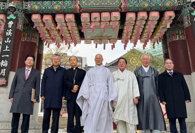 한국종교지도자협의회 공동대표의장에 조계종 총무원장 진우스님