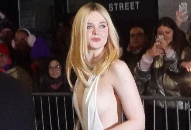 '다코타 동생' 엘 패닝, 파격 드레스에 눈부신 미모까지…시선 집중 [N해외연예]