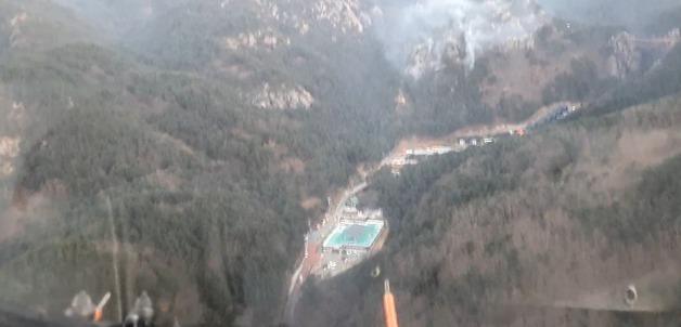 경남 거창 가조면 산불 진화 완료(종합)