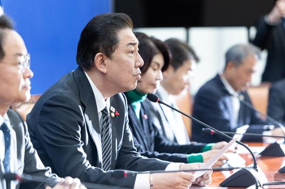 김병기 "필버 제대로법 최우선 처리" 송언석 "소수당 입틀막 법"