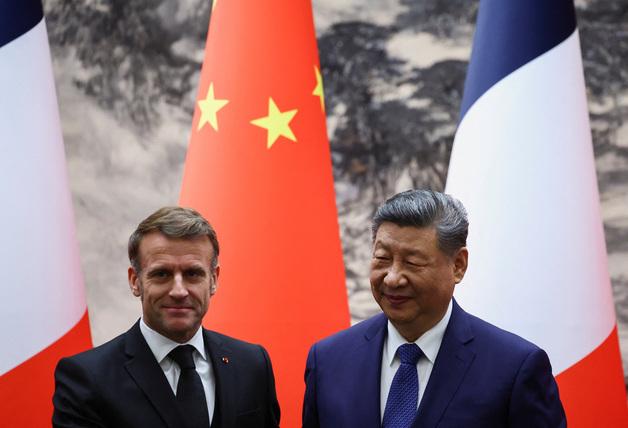 시진핑, 마크롱과 '반보호주의 연대' 강조…"디커플링은 자기 폐쇄"