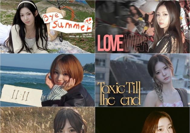 이프아이, 멤버별 커버 콘텐츠 공개 완료…6인 6색 보컬 매력