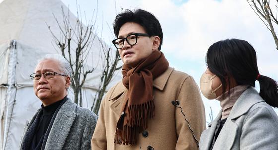 한동훈 "李, 한학자 만났으니 대답 못하는 듯…게이트 핵심"