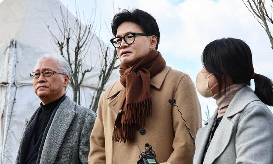 한동훈 "李대통령, 한학자 만났으니 대답 못하는 듯…통일교 게이트 핵심"