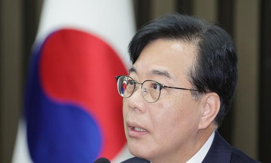 송언석 "李, 여당에 사법파괴 악법 강행 지침…강력 규탄"