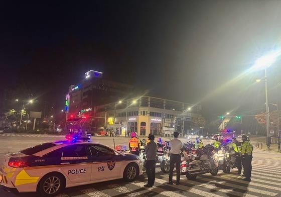 광주경찰, 3·1절 전후 이륜차 불법행위 집중단속