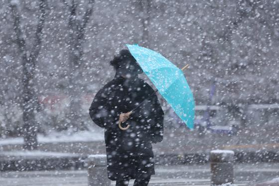 광주 광산 11.4㎝…광주·전남에 이틀째 대설주의보, 여객선·도로통제
