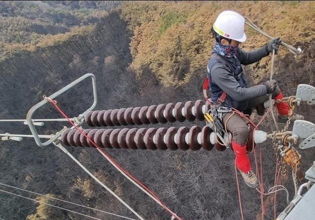 한전, 산불 설비 피해 1만 188건…피해복구·주민 지원에 265억 투입