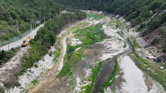 [뉴스1 PICK]강릉 최악 가뭄에 위성에서도 바닥 드러낸 오봉저수지