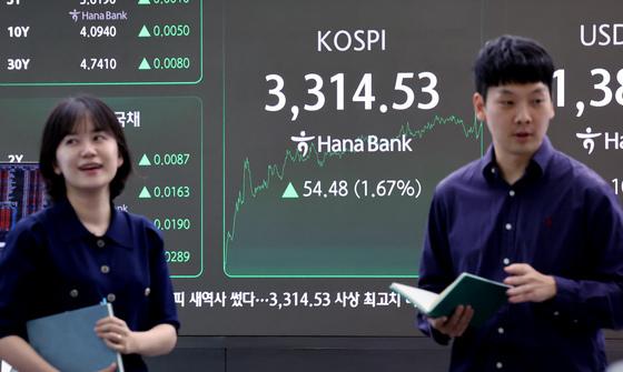 코스피 사상 최고치 경신…5000을 기대하며