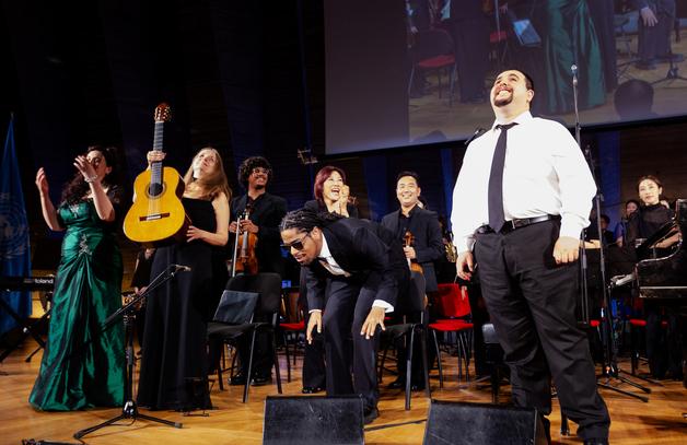 [뉴스1 PICK]“카네기홀보다 더 멋지다” 파리 유네스코 무대를 빛낸 시각장애인 음악가들