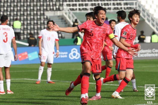 '이민성호' U23 대표팀, 레바논에 4-2 뒤집기…아시안컵 첫 승리