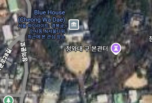 구글·애플 지도에 청와대 내부 노출…靑 "국토부서 조치"