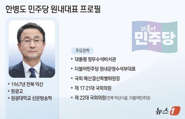 [그래픽] 한병도 민주당 원내대표 프로필
