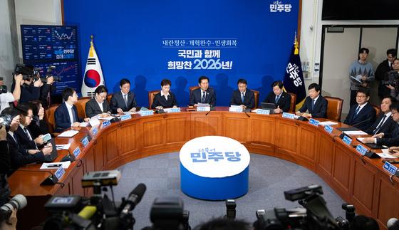 정청래·한병도, 투톱 첫날…1인1표제·2차특검 한목소리(종합)