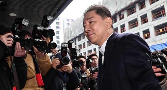 김병기 "무고함 밝혀지도록 충실히 답변"…윤리심판원 출석