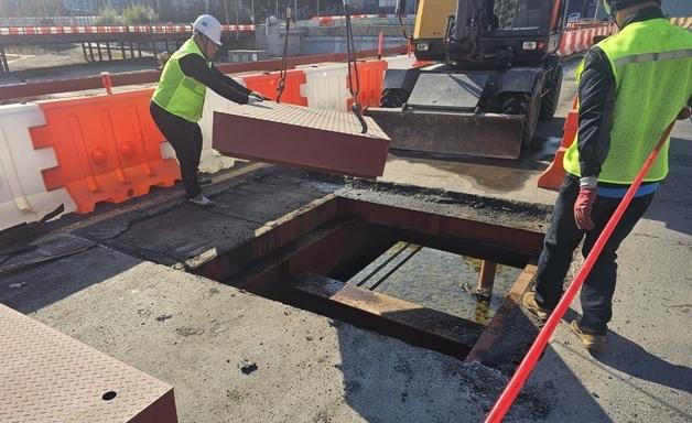 대전 유등교 가설교량 복공판 품질시험 ‘적합’ 판정