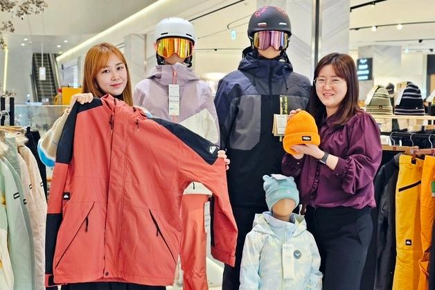 신세계 센텀시티, 스포츠웨어 브랜드 '퀵실버록시' 스키 제품 선보여