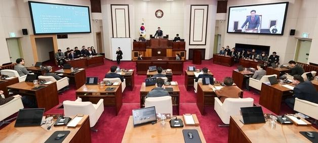 구미시의회, 올해 첫 임시회 개회…조례안 등 33건 처리