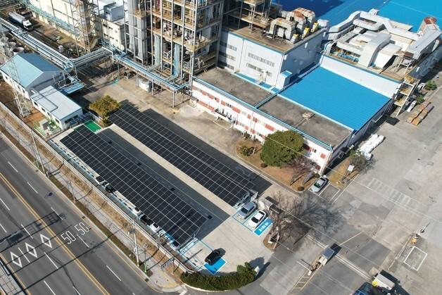 코오롱인더스트리, 구미공장 2.4㎿ 규모 태양광 발전 설비 도입