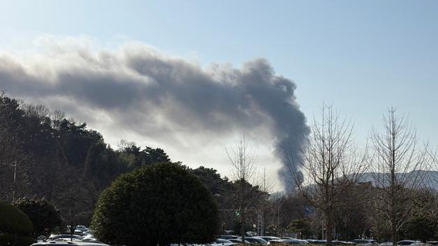 창원 성주동 공장 화재 "다량 연기 발생"…진화 중