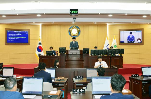 광양시의회 새해 첫 임시회…시립예술단 설치 등 조례안 심의