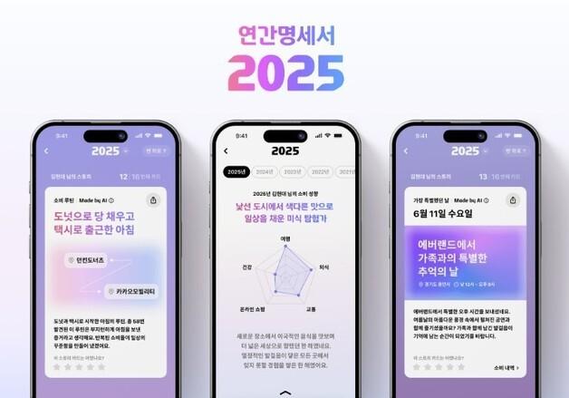 "한 해 소비 인사이트 한눈에 분석"…현대카드 '연간명세서 2025'