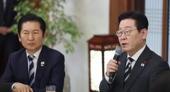 李대통령 "여야, 국익·균형발전 힘 모아야"…국힘 회동 불참