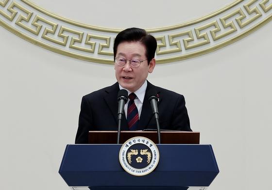 [뉴스1 PICK]신년 인사회 참석한 이재명…올해 '대도약의 한해'로 규정