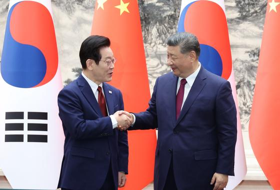 "한중 정상, 의도적 '비핵화' 발언 자제…北 반발 고려"