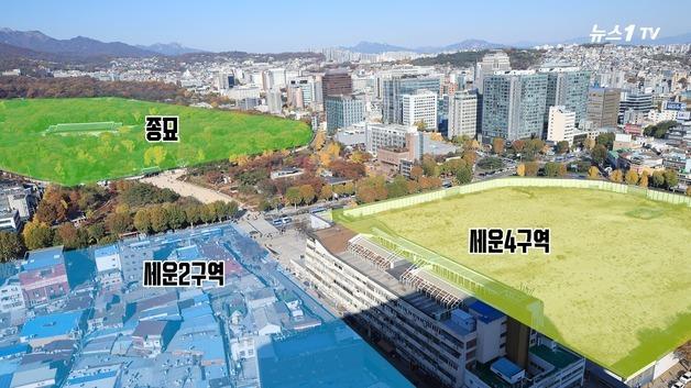  불 탄 건물도 그대로...노후 세운지구 "종묘 위상 떨어트린다"