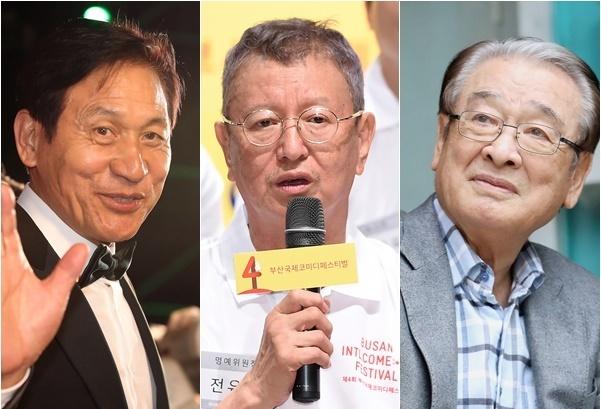 안성기·전유성·이순재, 눈물도 미담도 많은 어른들의 마지막 [N초점]