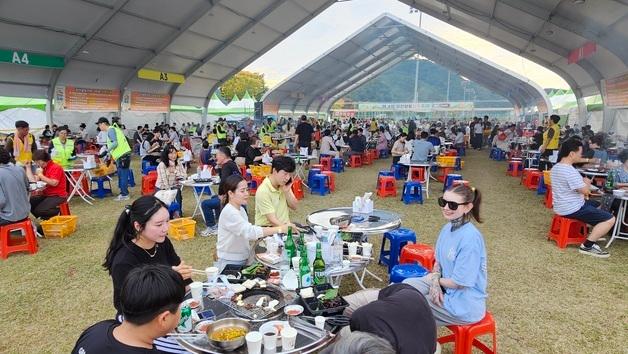 '합천황토한우축제', 역대 최다 9만5000명 방문·15억 매출 기록