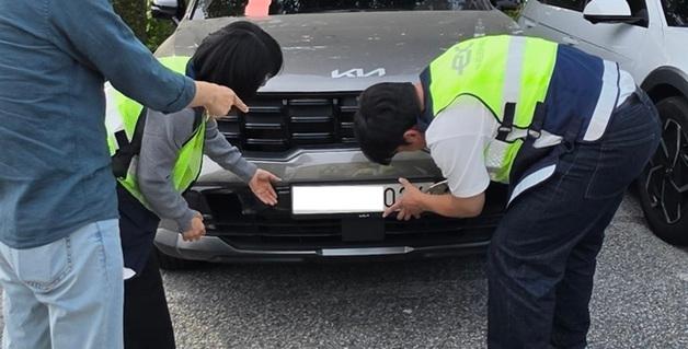 대전시 자동차세 체납액 111억원…경찰과 합동 단속 벌여 