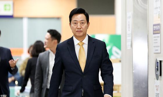 공판 출석하는 오세훈 시장