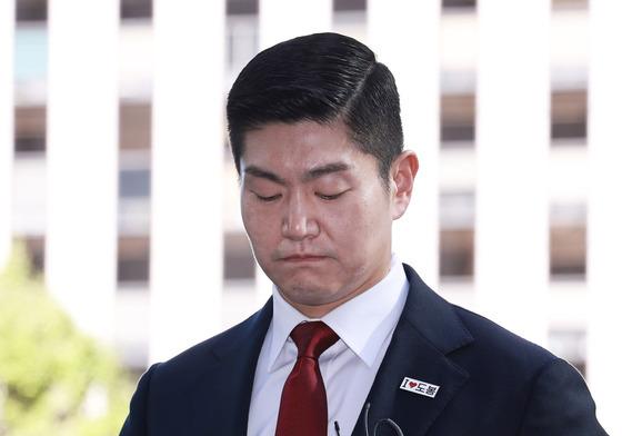 [뉴스1 PICK] '정원오 출장 의혹 제기' 김재섭 국감 첫날 경찰 출석…"노골적 정치 탄압"