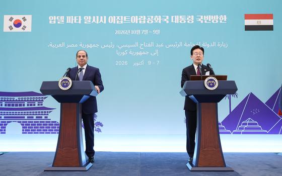 李대통령 "한·이집트 CEPA 협상 개시"…전략적 동반자 관계 격상