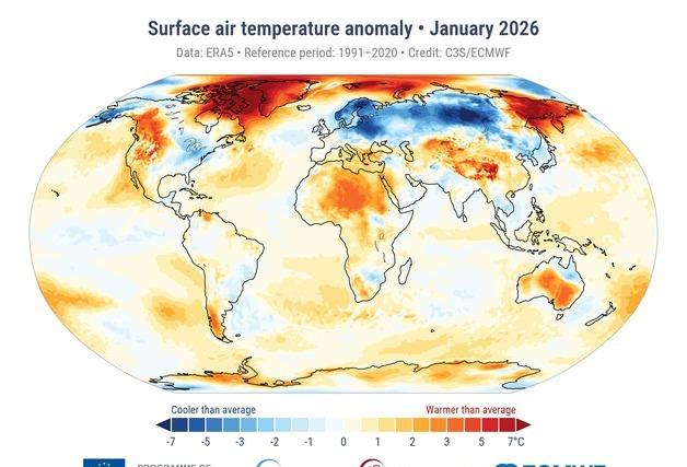 1월 전지구 기온, '기후 마지노선' 안으로…"일시적 후퇴"