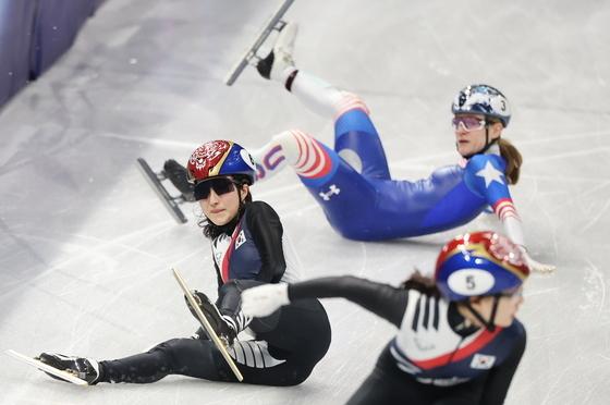 '김길리와 충돌' 美 스토더드 "팀 동료·다른팀 선수에 미안"